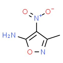 ChemSpider 2D Image | 3-methyl-4-nitroisoxazol-5-amine | C4H5N3O3