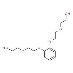 ChemSpider 2D Image | 2,2'-[1,2-Phenylenebis(oxy-2,1-ethanediyloxy)]diethanol | C14H22O6