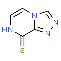 ChemSpider 2D Image | [1,2,4]Triazolo[4,3-a]pyrazine-8(7H)-thione | C5H4N4S