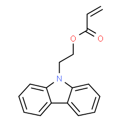 ChemSpider 2D Image | 9H-Carbazole-9-ethylacrylate | C17H15NO2