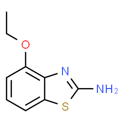 ChemSpider 2D Image | 4-Ethoxy-2-benzothiazolamine | C9H10N2OS