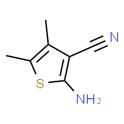 ChemSpider 2D Image | 2-Amino-4,5-dimethyl-3-thiophenecarbonitrile | C7H8N2S