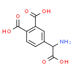 ChemSpider 2D Image | 4-[Amino(carboxy)methyl]phthalic acid | C10H9NO6