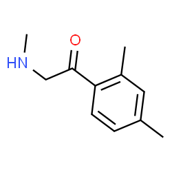 ChemSpider 2D Image | 1-(2,4-Dimethylphenyl)-2-(methylamino)ethanone | C11H15NO