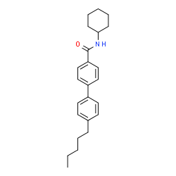 ChemSpider 2D Image | N-Cyclohexyl-4'-pentyl-4-biphenylcarboxamide | C24H31NO