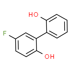 ChemSpider 2D Image | 5-Fluoro-2,2'-biphenyldiol | C12H9FO2