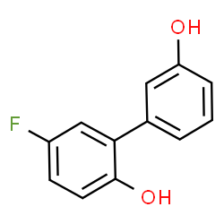 ChemSpider 2D Image | 5-Fluoro-2,3'-biphenyldiol | C12H9FO2