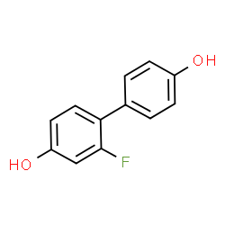ChemSpider 2D Image | 2-Fluoro-4,4'-biphenyldiol | C12H9FO2