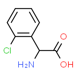 ChemSpider 2D Image | 2-Chlorophenylglycine | C8H8ClNO2