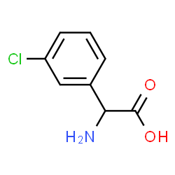 ChemSpider 2D Image | DL-(3-Chlorophenyl)glycine | C8H8ClNO2