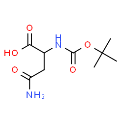 ChemSpider 2D Image | Boc-Asn | C9H16N2O5