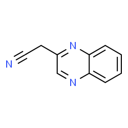 ChemSpider 2D Image | 2-Quinoxalinylacetonitrile | C10H7N3