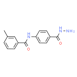 ChemSpider 2D Image | N-[4-(hydrazinecarbonyl)phenyl]-3-methylbenzamide | C15H15N3O2