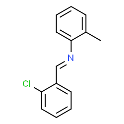 ChemSpider 2D Image | (E)-1-(2-Chlorophenyl)-N-(2-methylphenyl)methanimine | C14H12ClN