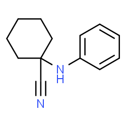 ChemSpider 2D Image | 1-Anilinocyclohexanecarbonitrile | C13H16N2
