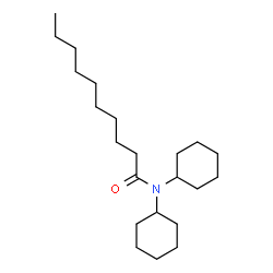ChemSpider 2D Image | N,N-Dicyclohexyldecanamide | C22H41NO