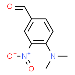 ChemSpider 2D Image | 4-Dimethylamino-3-nitro-benzaldehyde | C9H10N2O3