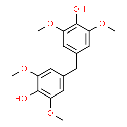 ChemSpider 2D Image | 4,4'-Methylenebis(2,6-dimethoxyphenol) | C17H20O6