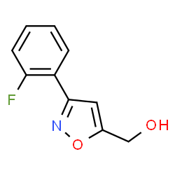 ChemSpider 2D Image | (3-(2-fluorophenyl)isoxazol-5-yl)methanol | C10H8FNO2