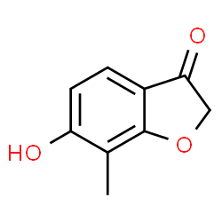 ChemSpider 2D Image | 6-hydroxy-7-methylbenzofuran-3(2H)-one | C9H8O3