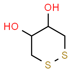 ChemSpider 2D Image | 1,2-Dithiane-4,5-diol | C4H8O2S2