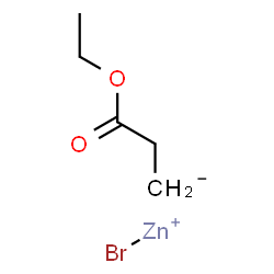 ChemSpider 2D Image | Bromozinc(1+) (ethoxycarbonyl)ethanide | C5H9BrO2Zn