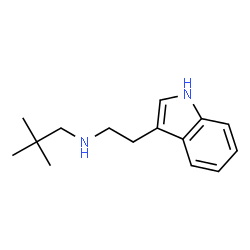 ChemSpider 2D Image | N-[2-(1H-Indol-3-yl)ethyl]-2,2-dimethyl-1-propanamine | C15H22N2