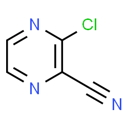 ChemSpider 2D Image | 2-Chloro-3-cyanopyrazine | C5H2ClN3