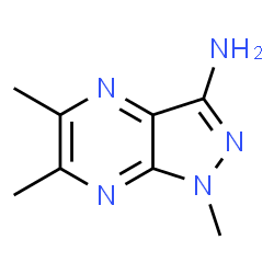 ChemSpider 2D Image | 1,5,6-Trimethyl-1H-pyrazolo[3,4-b]pyrazin-3-amine | C8H11N5