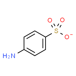 ChemSpider 2D Image | 4-Aminobenzenesulfonate | C6H6NO3S