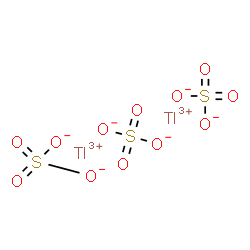 ChemSpider 2D Image | Thallium(3+) sulfate (2:3) | O12S3Tl2
