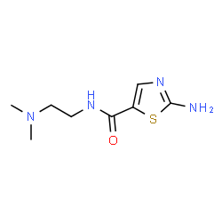 ChemSpider 2D Image | 2-Amino-N-(2-(dimethylamino)ethyl)thiazole-5-carboxamide | C8H14N4OS