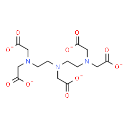 ChemSpider 2D Image | 2,2',2'',2''',2''''-(1,2-Ethanediylnitrilo)pentaacetate | C14H18N3O10