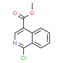 ChemSpider 2D Image | Methyl 1-chloro-4-isoquinolinecarboxylate | C11H8ClNO2