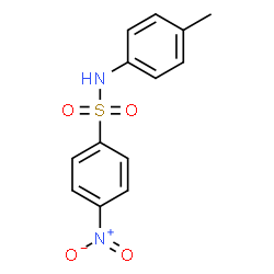 ChemSpider 2D Image | N-(4-Methylphenyl)-4-nitrobenzenesulfonamide | C13H12N2O4S