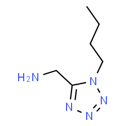 ChemSpider 2D Image | 1-(1-Butyl-1H-tetrazol-5-yl)methanamine | C6H13N5