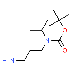 ChemSpider 2D Image | 2-Methyl-2-propanyl (3-aminopropyl)isopropylcarbamate | C11H24N2O2