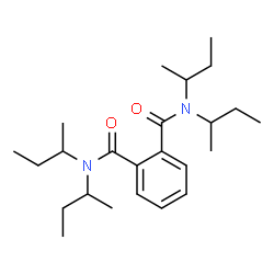 ChemSpider 2D Image | N,N,N',N'-Tetra-sec-butylphthalamide | C24H40N2O2
