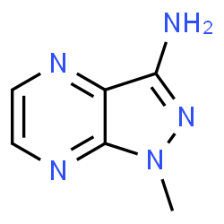 ChemSpider 2D Image | 1-Methyl-1H-pyrazolo[3,4-b]pyrazin-3-amine | C6H7N5