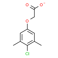 ChemSpider 2D Image | (4-Chloro-3,5-dimethylphenoxy)acetate | C10H10ClO3