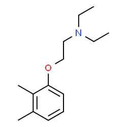 ChemSpider 2D Image | 2-(2,3-Dimethylphenoxy)-N,N-diethylethanamine | C14H23NO