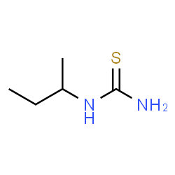 ChemSpider 2D Image | sec-Butyl-thiourea | C5H12N2S