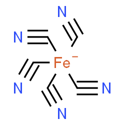 ChemSpider 2D Image | pentacyanoferrate | C5FeN5