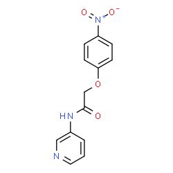 ChemSpider 2D Image | 2-(4-Nitrophenoxy)-N-(3-pyridinyl)acetamide | C13H11N3O4