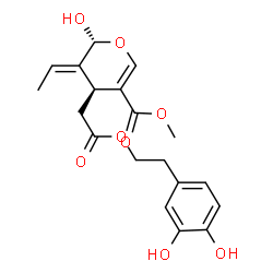 ChemSpider 2D Image | Oleuropein aglycon | C19H22O8