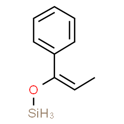 ChemSpider 2D Image | 1-Phenyl-1-silyloxyprop-1-ene | C9H12OSi