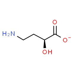 ChemSpider 2D Image | (S)-4-amino-2-hydroxybutyrate | C4H8NO3