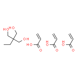 ChemSpider 2D Image | 2-ethyl-2-(hydroxymethyl)-1,3-propanediol triacrylate | C15H26O9