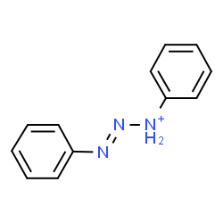 ChemSpider 2D Image | phenylazophenylammonium | C12H12N3
