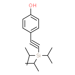 ChemSpider 2D Image | 4-((triisopropylsilyl)ethynyl)phenol | C17H26OSi